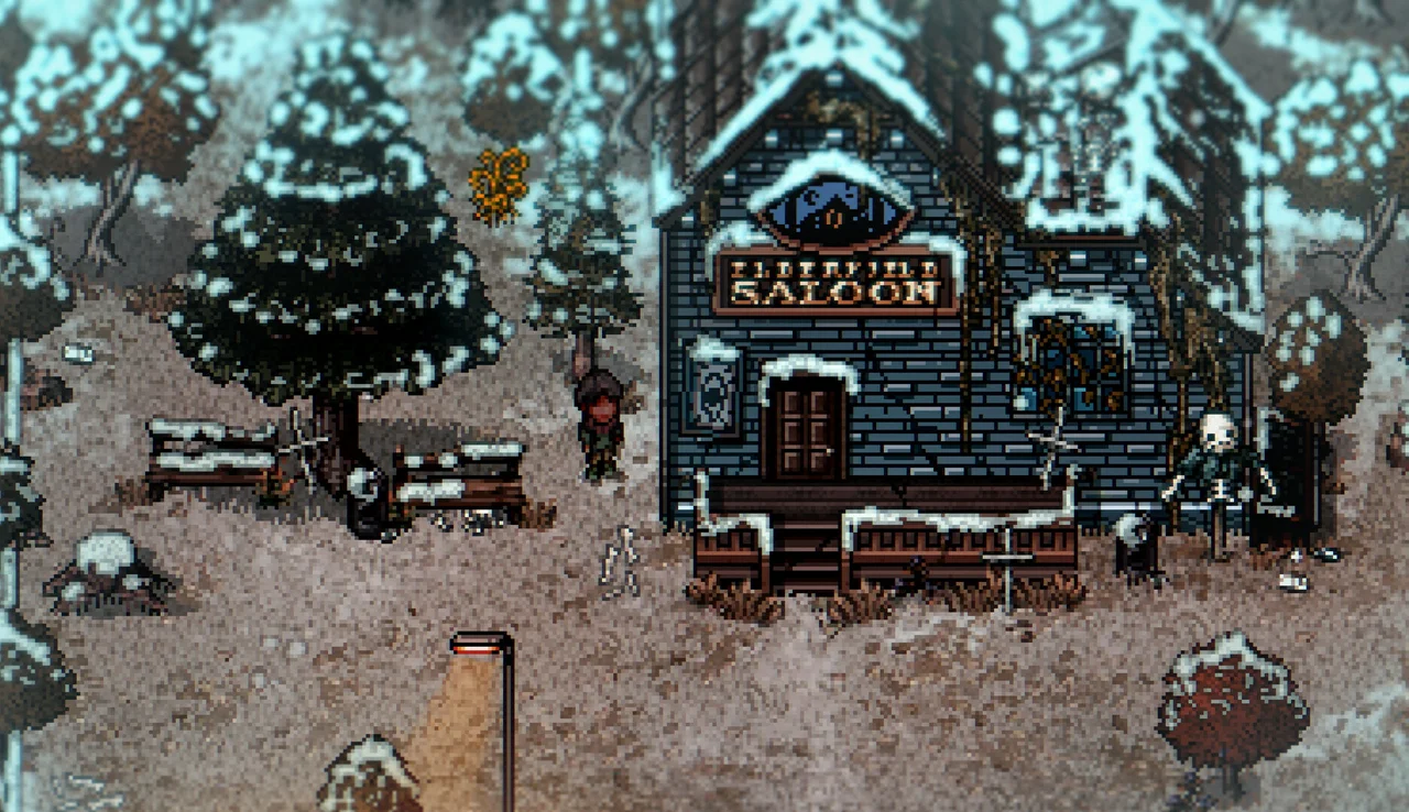 Old Gods altar shrine in Welcome to Elderfield